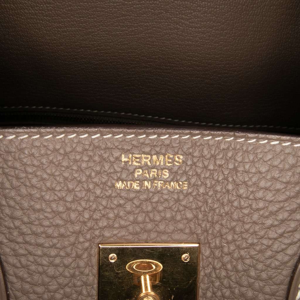 Hermès Togo Birkin Retourne 35 Brown Leather Good condition - Box View