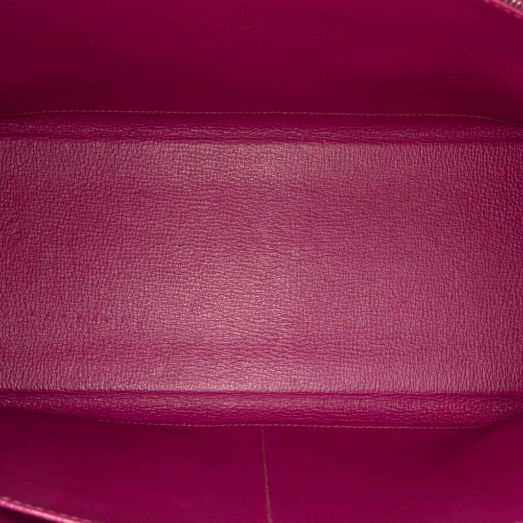 Hermès Togo Kelly II Retourne 35 Purple Leather Good condition - Model View