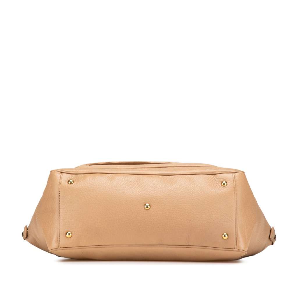 Gucci Medium Leather 1973 Handbag Brown Leather Good condition - Inside View