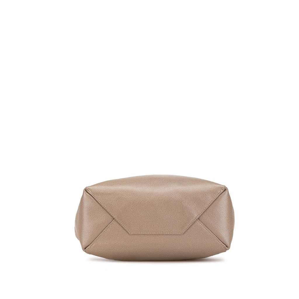 Celine Small Grained Calfskin Vertical Cabas Satchel Brown Leather Good condition - Inside View