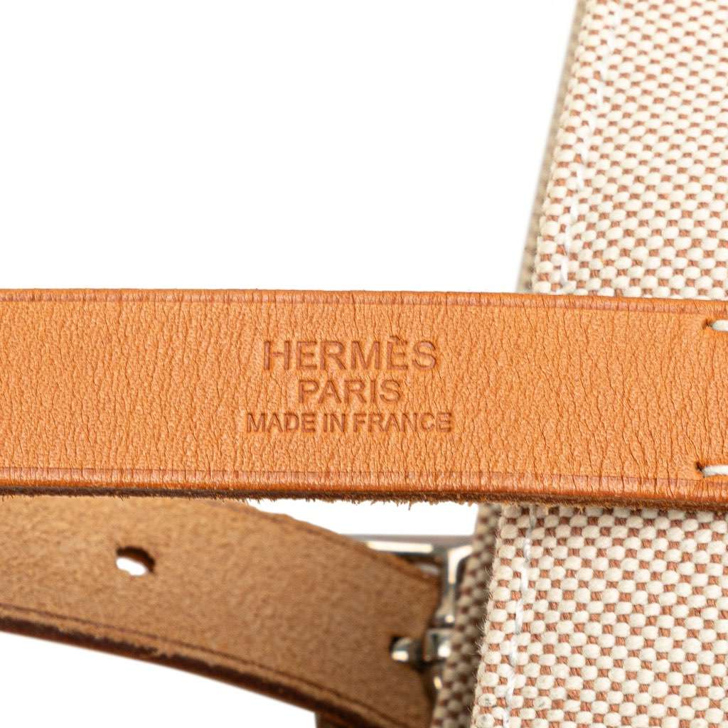 Hermès Toile Etriviere Elan Brown Canvas Good condition - Box View