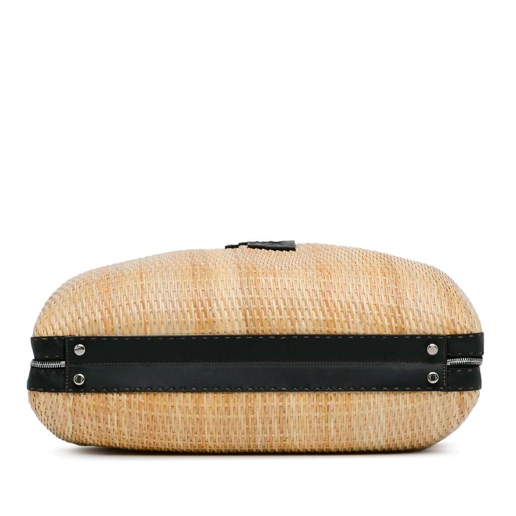 Fendi Rattan Travel Bag Brown Good condition - Model View
