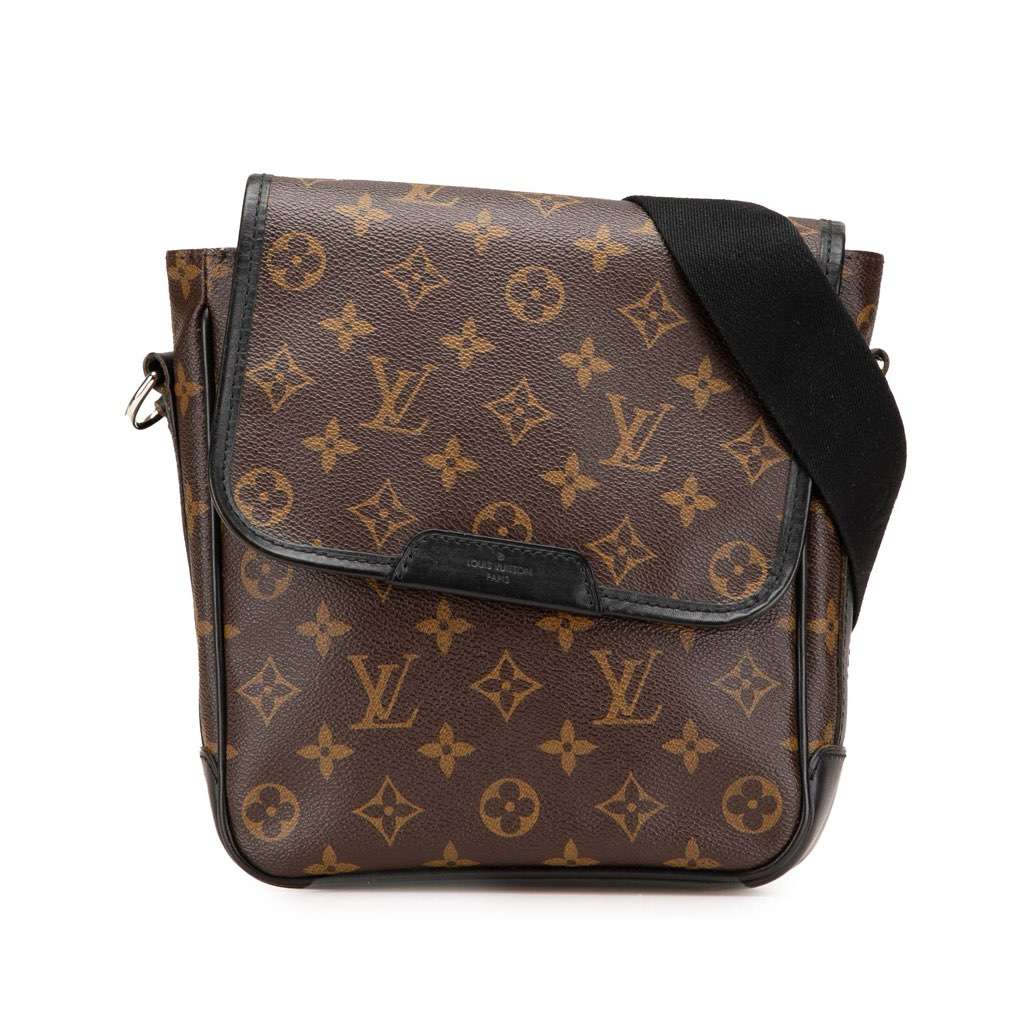 Louis Vuitton Monogram Macassar Bass PM Brown Canvas Very good - Front View