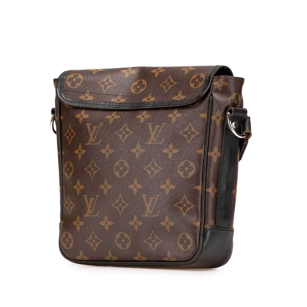 Louis Vuitton Monogram Macassar Bass PM Brown Canvas Very good - Back View