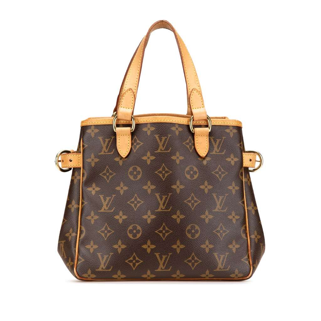 Louis Vuitton Monogram Batignolles Vertical PM Brown Canvas Good condition - Front View