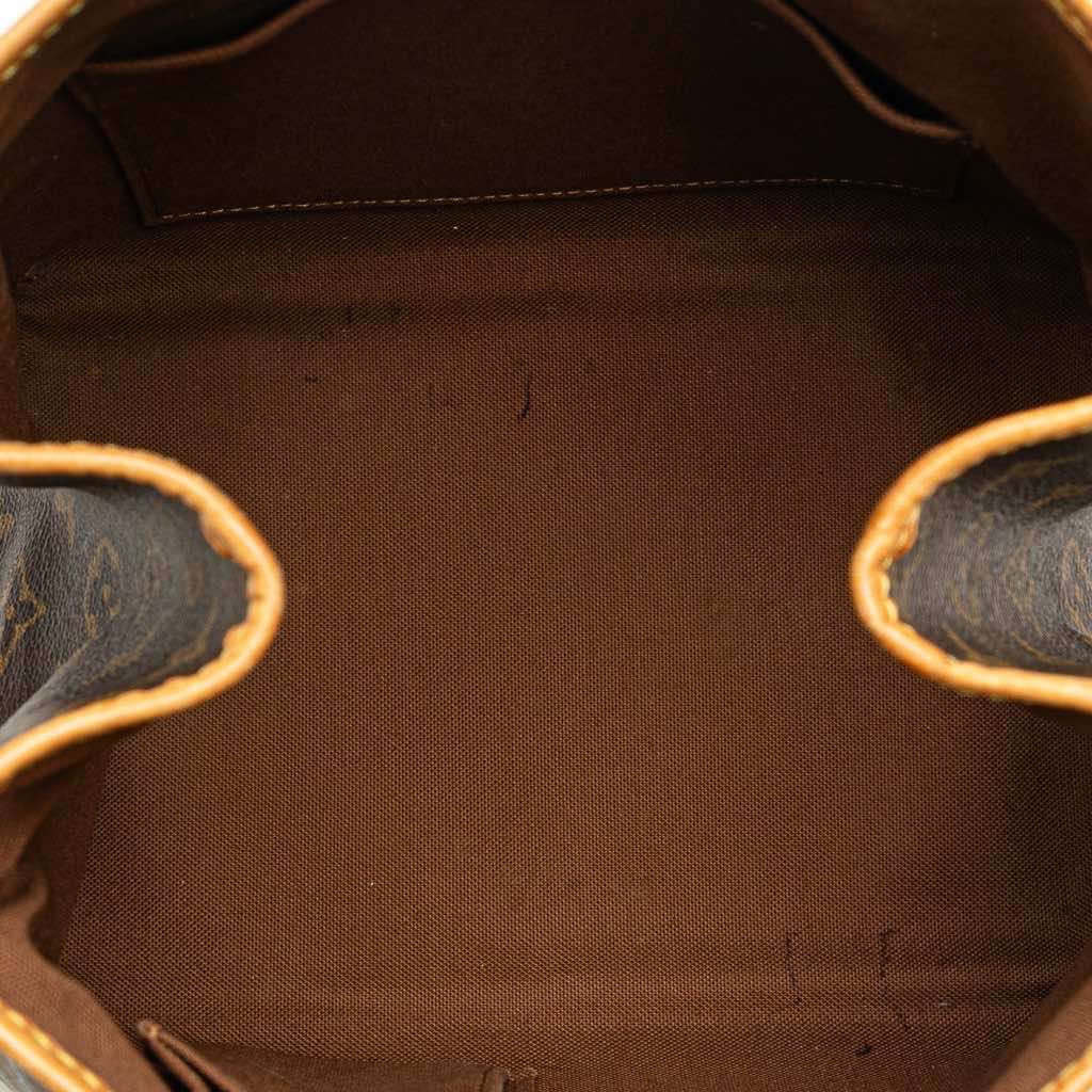 Louis Vuitton Monogram Batignolles Vertical PM Brown Canvas Good condition - Model View