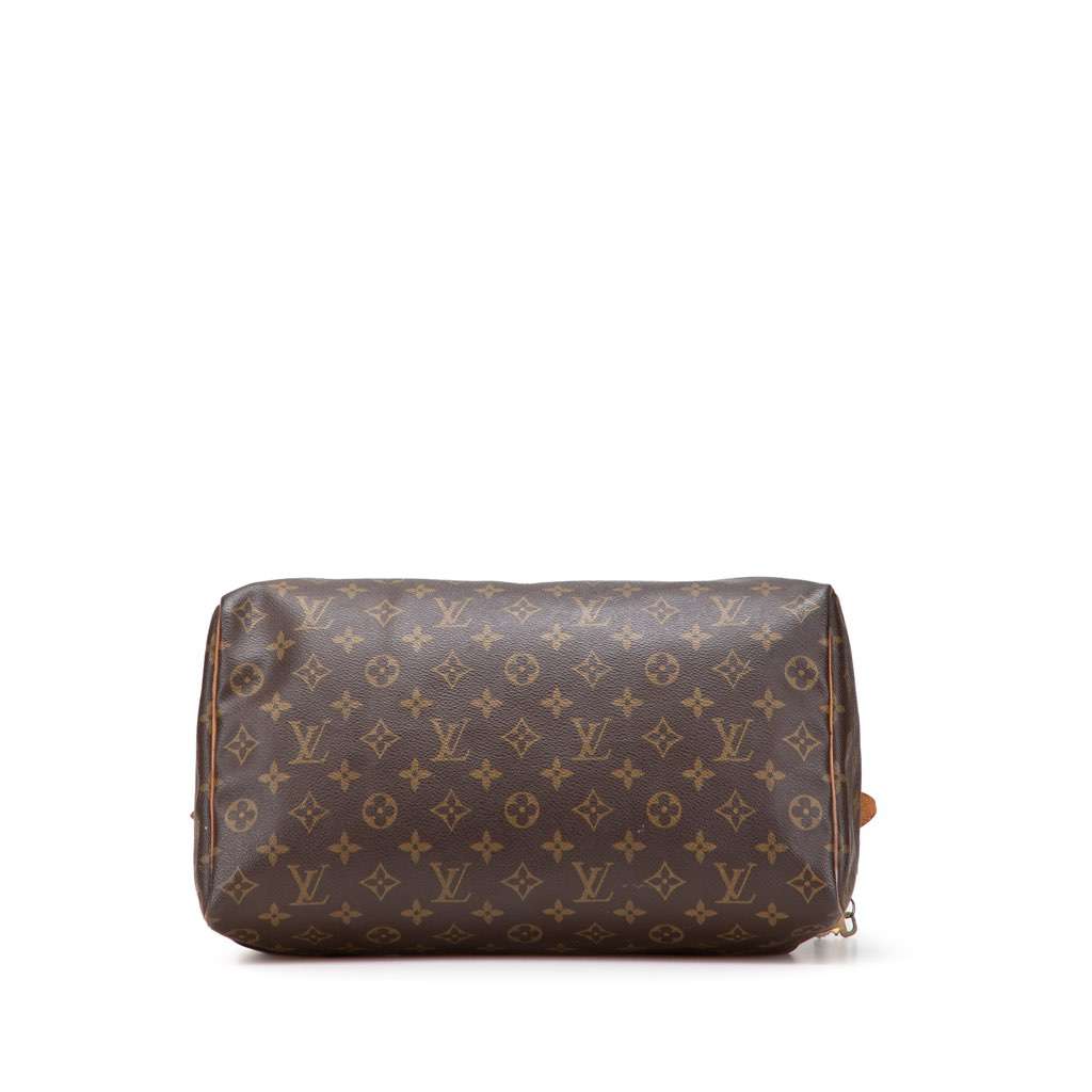 Louis Vuitton Monogram Speedy 35 Brown Canvas Good condition - Inside View