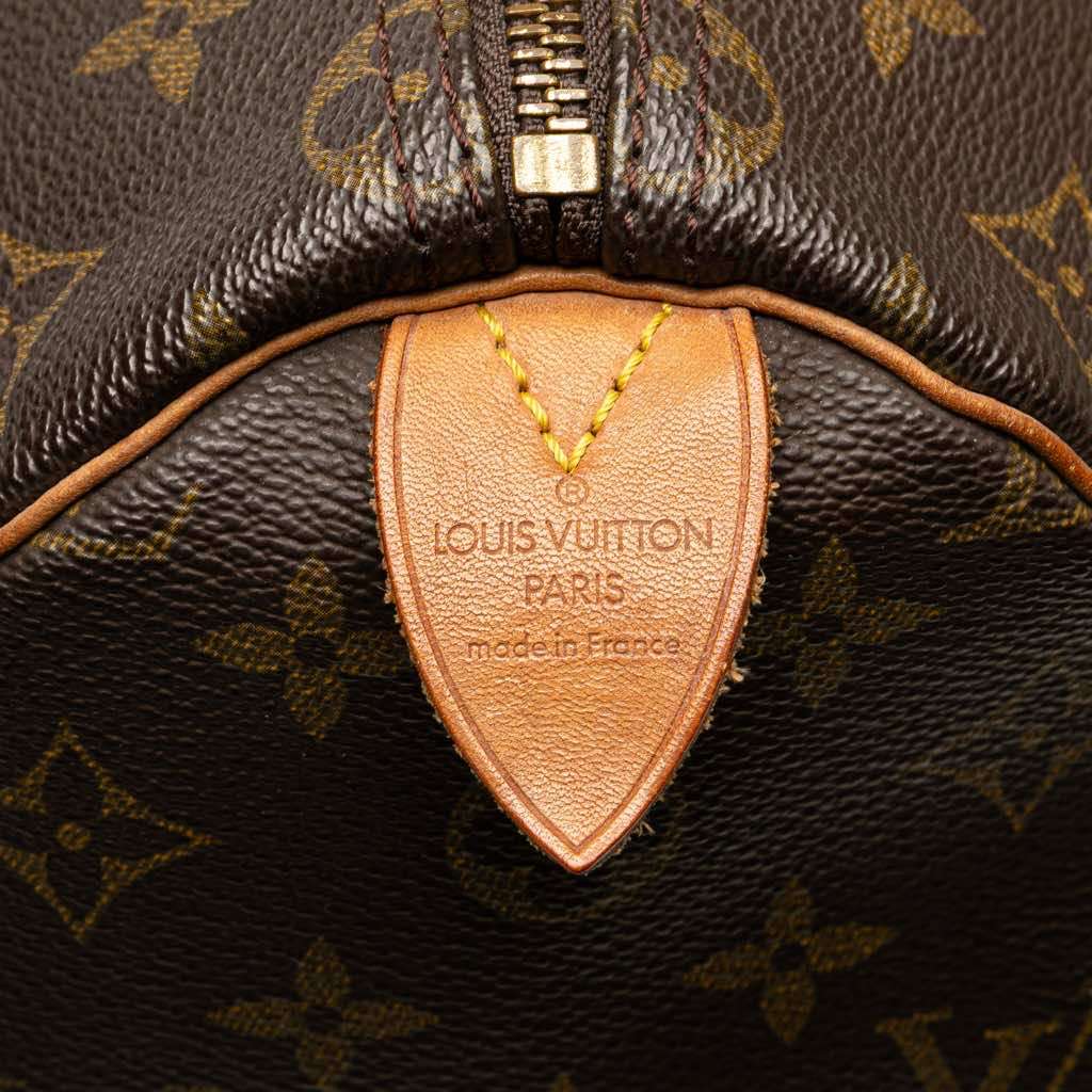 Louis Vuitton Monogram Speedy 35 Brown Canvas Good condition - Box View