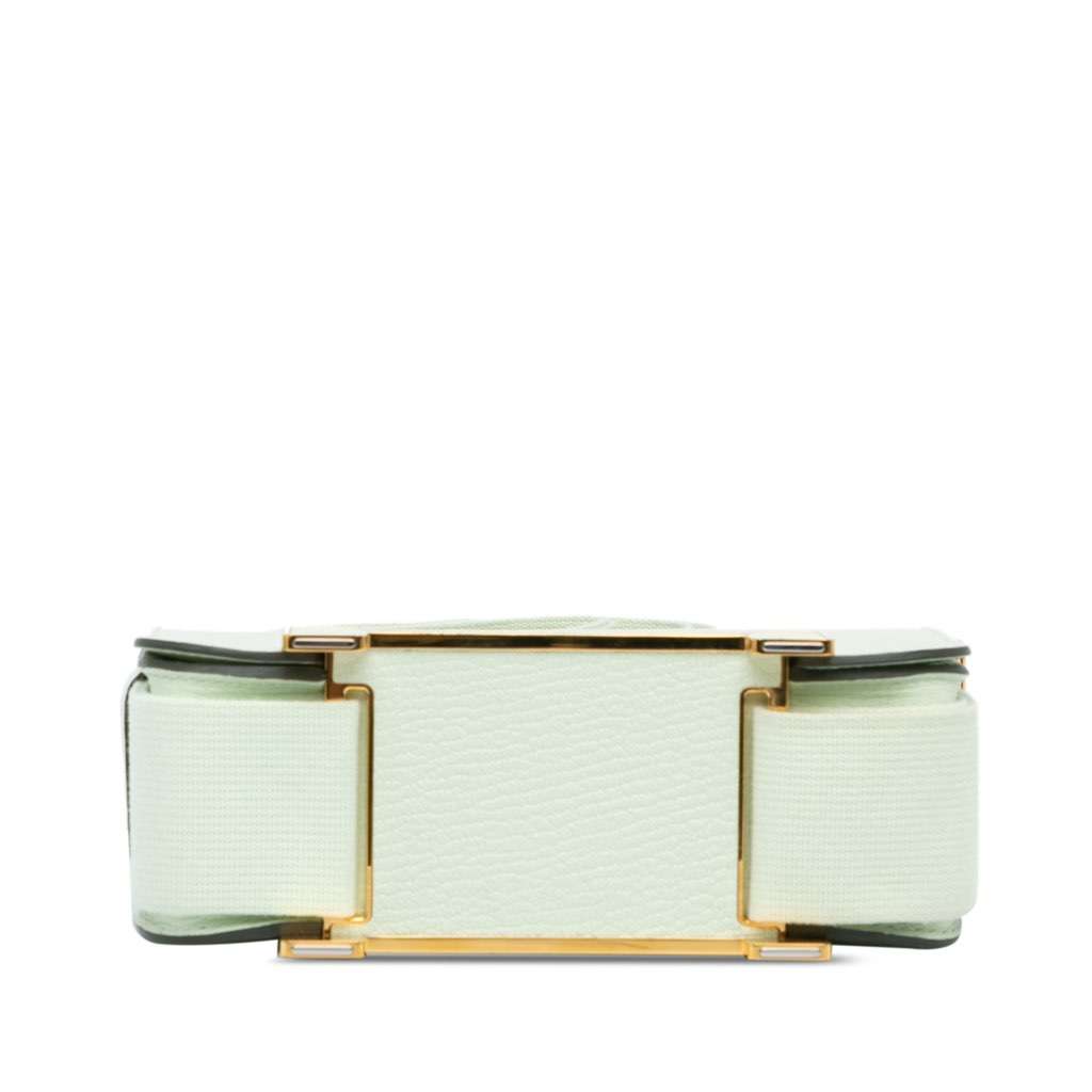 Hermès Chevre Mysore Geta Green Leather Good condition - Inside View