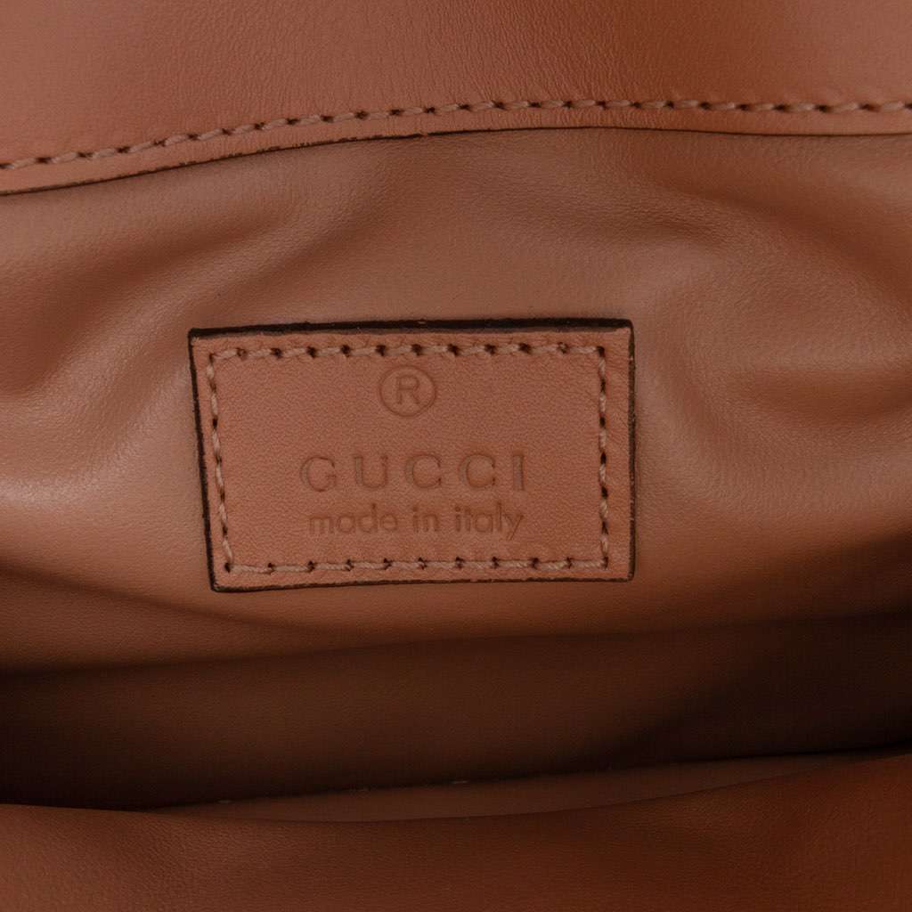 Gucci Mini Leather Deco Chain Shoulder Bag Brown Leather Very good - Box View
