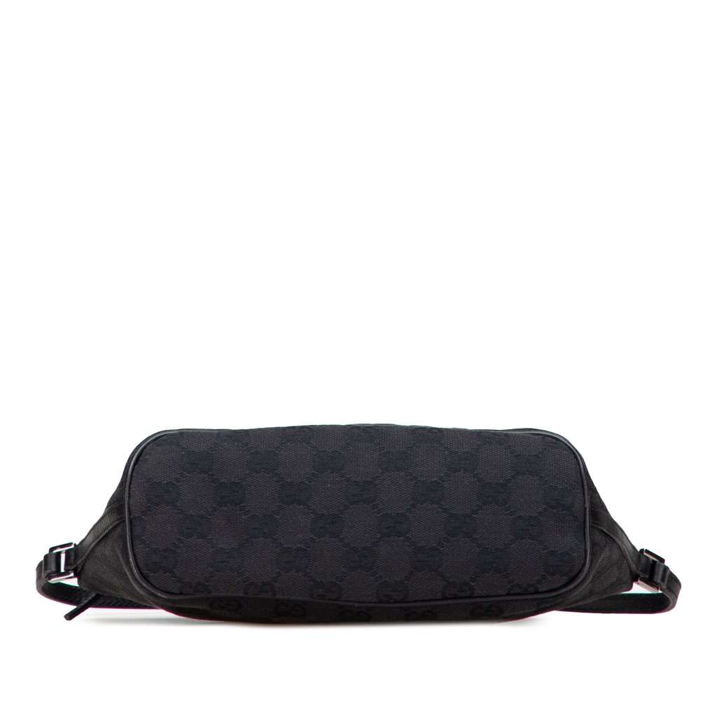 Gucci GG Canvas Boat Black Canvas Good - Inside View