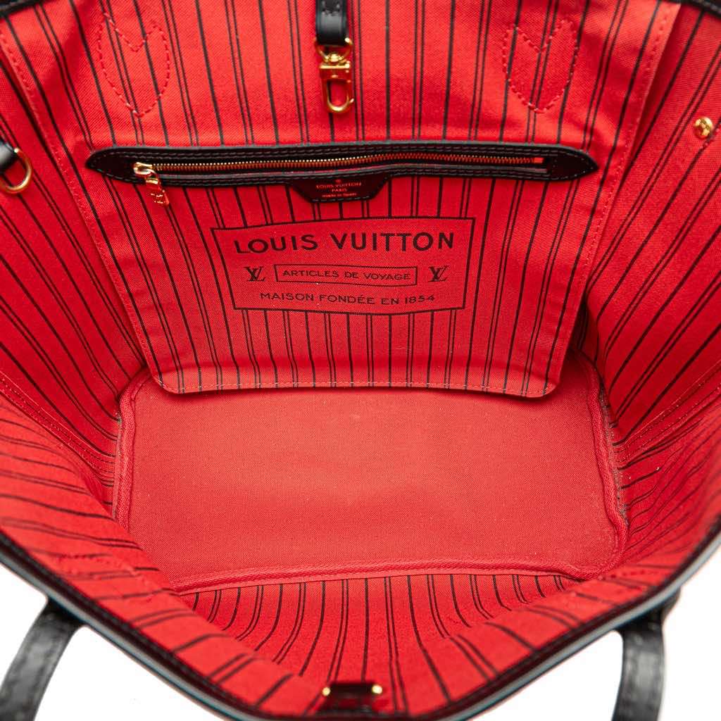 Louis Vuitton Monogram Kabuki Neverfull MM Brown Canvas Fair - Model View