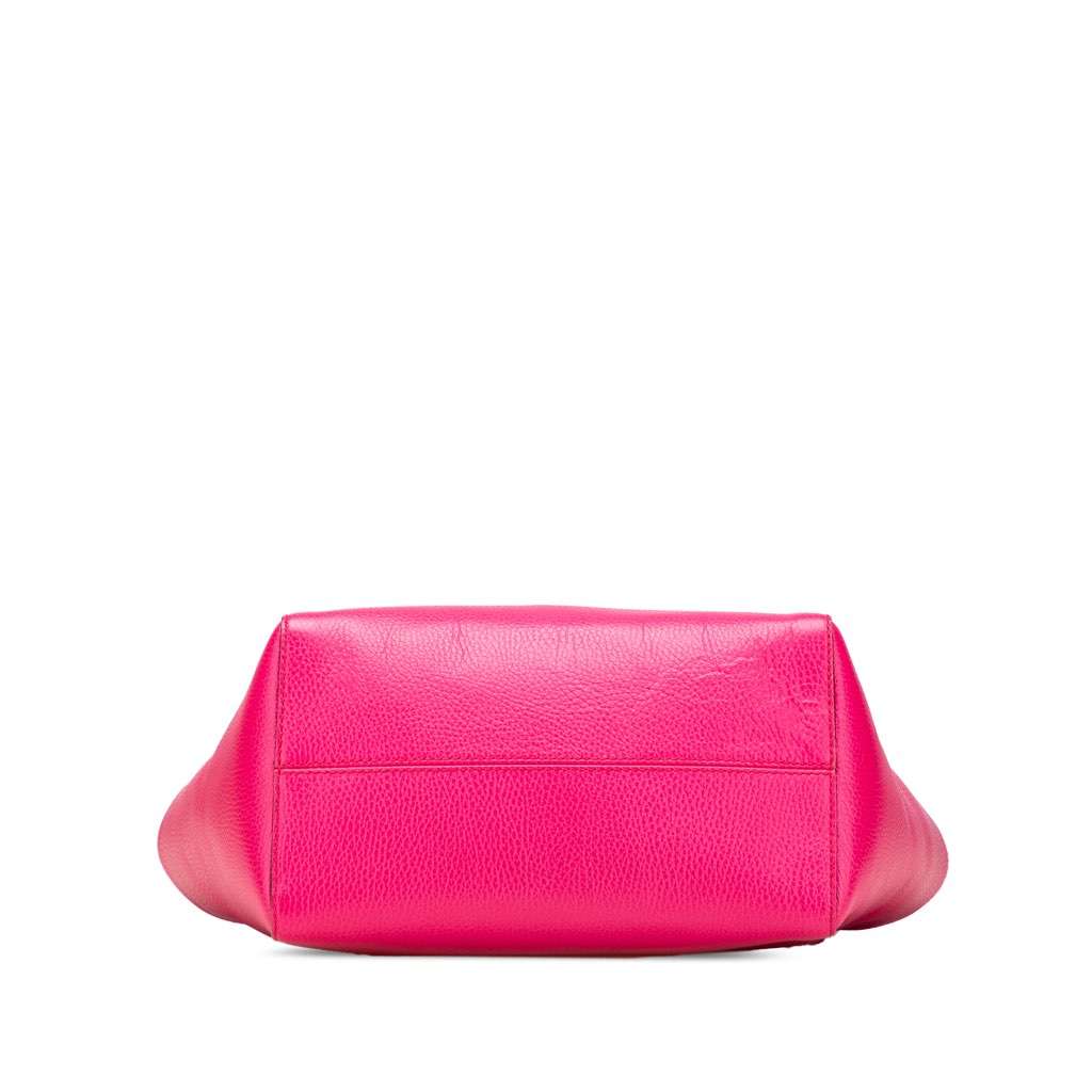 Gucci Medium Dollar Calfskin Swing Tote Pink Leather Good condition - Inside View