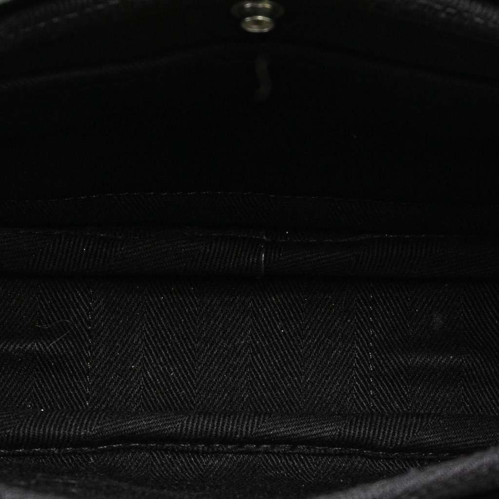 Hermès Toile and Swift Valparaiso Long PM Black Canvas Good condition - Model View