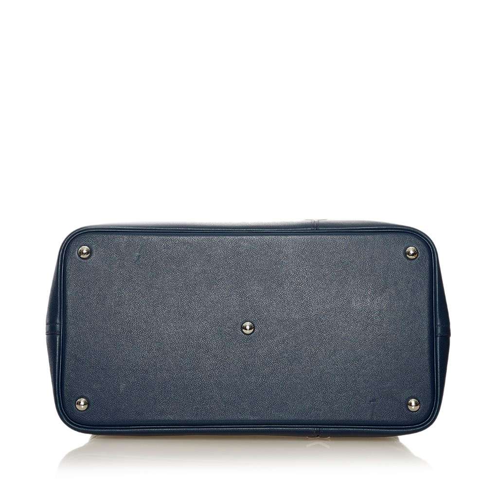 Hermès Baseball Bolide Bag Blue Leather Good condition - Model View