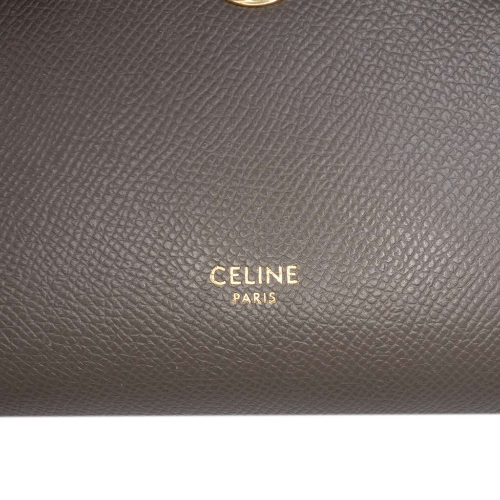 Celine Pico Grained Calfskin Belt Bag Grey Leather Good - Box View