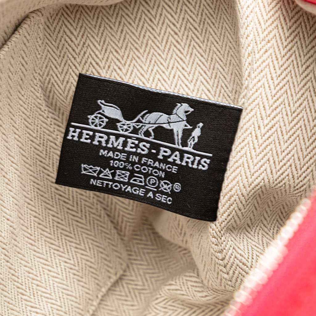 Hermès Small Canvas Bride A Brac Pink Canvas Good condition - Box View