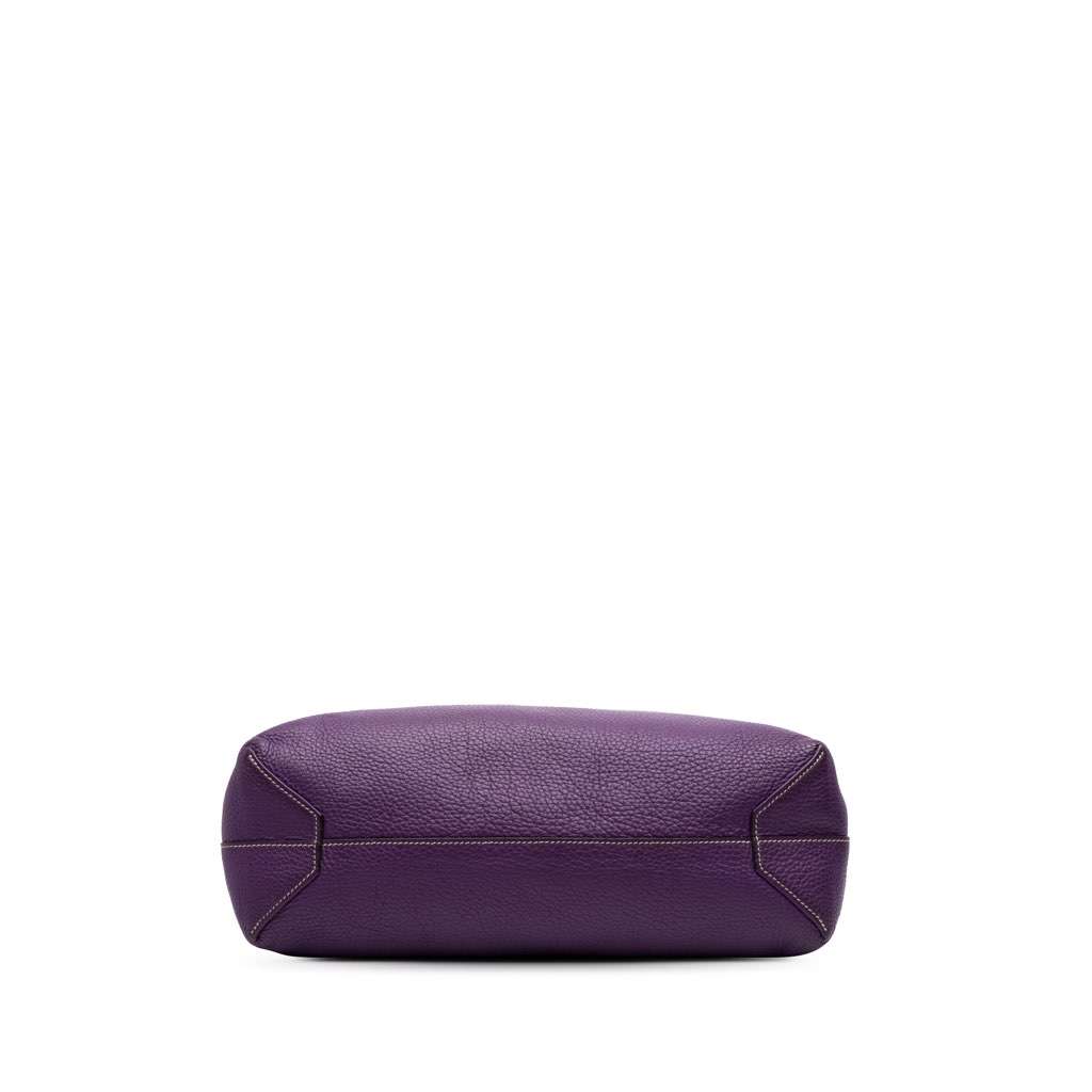Hermès Clemence Double Sens 36 Purple Leather Good condition - Inside View
