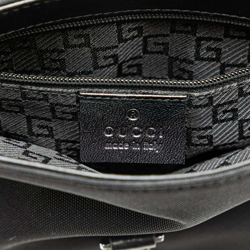 Gucci Canvas Jackie Belt Bag Black Canvas Good condition - Box View