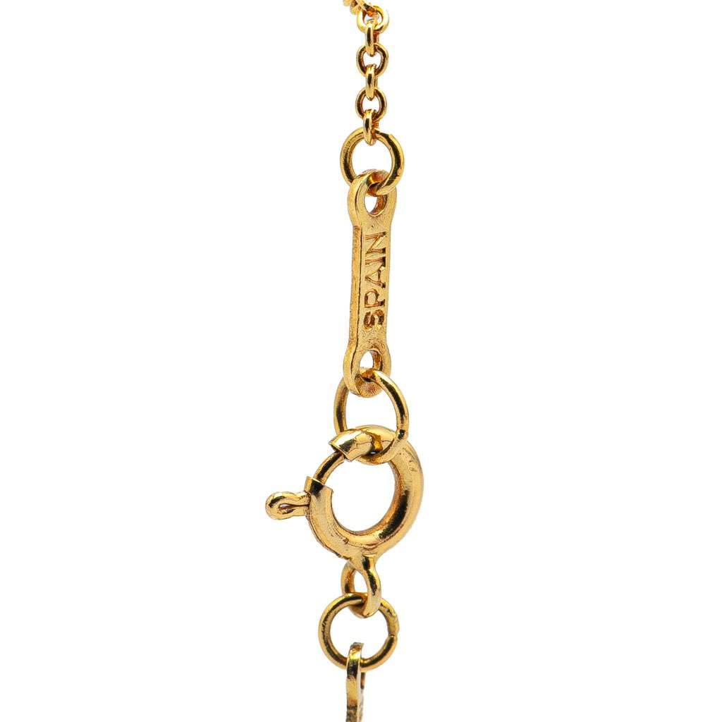 Tiffany & Co Elsa Peretti 18K Yellow Gold Open Teardrop Pendant Necklace Gold Gold Good condition - Back View