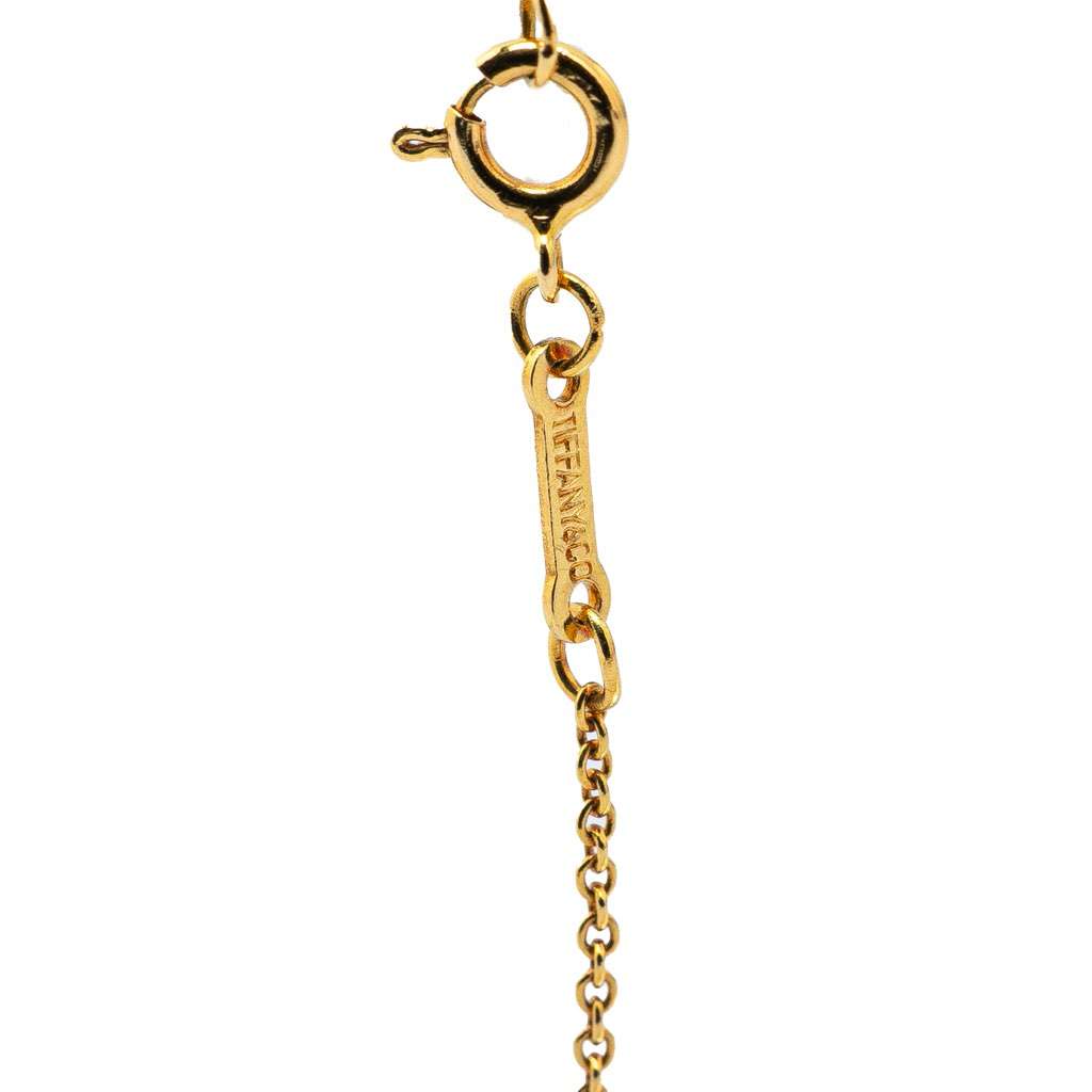 Tiffany & Co Elsa Peretti 18K Yellow Gold Open Teardrop Pendant Necklace Gold Gold Good condition - Inside View