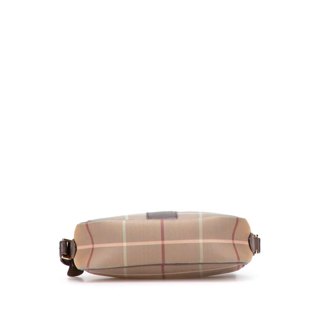 Burberry Vintage Check Canvas Crossbody Brown Canvas Good condition - Inside View