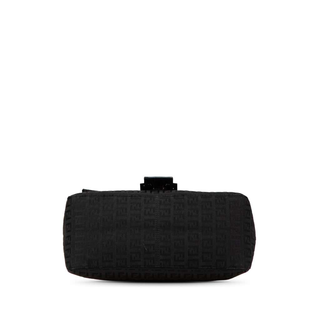 Fendi Zucchino Canvas Mamma Forever Black Canvas Good condition - Inside View