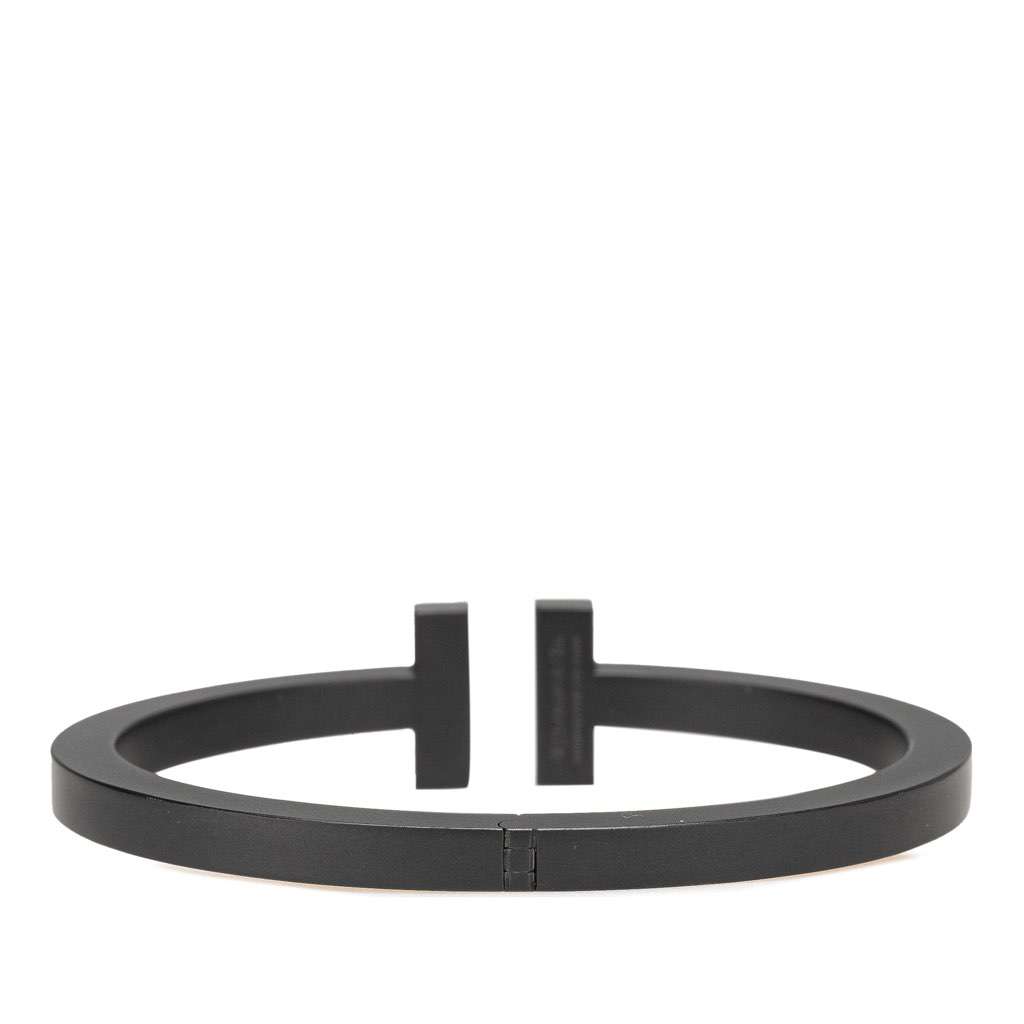 Tiffany & Co Coated Stainless Steel T Square Bangle Black Stainless steel Good condition - Inside View