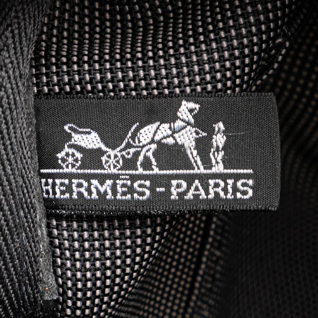 Hermès Canvas Herline MM Grey Canvas Good condition - Box View