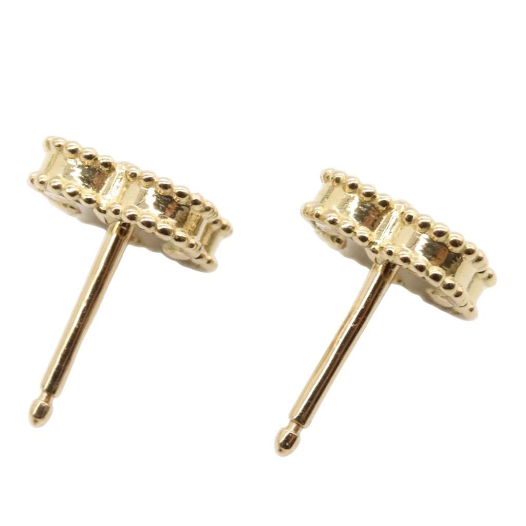 Van Cleef & Arpels 18K Yellow Gold and Onyx Sweet Alhambra Earrings Gold Gold Good condition - Box View