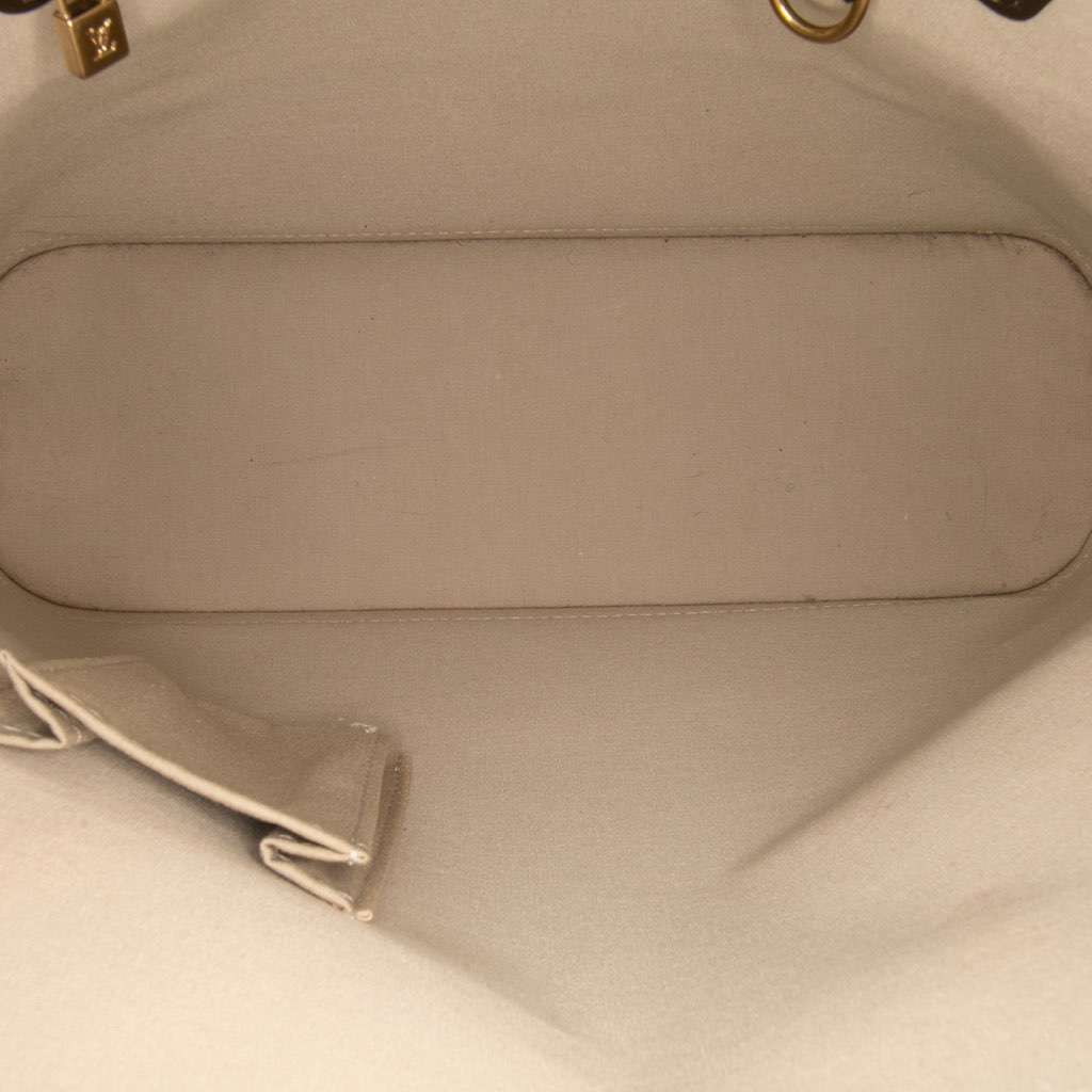 Louis Vuitton Monogram Mini Lin Alma Haut Brown Cotton Good - Model View