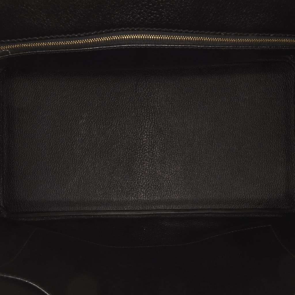 Hermès Togo Birkin Retourne 35 Black Leather Good condition - Model View