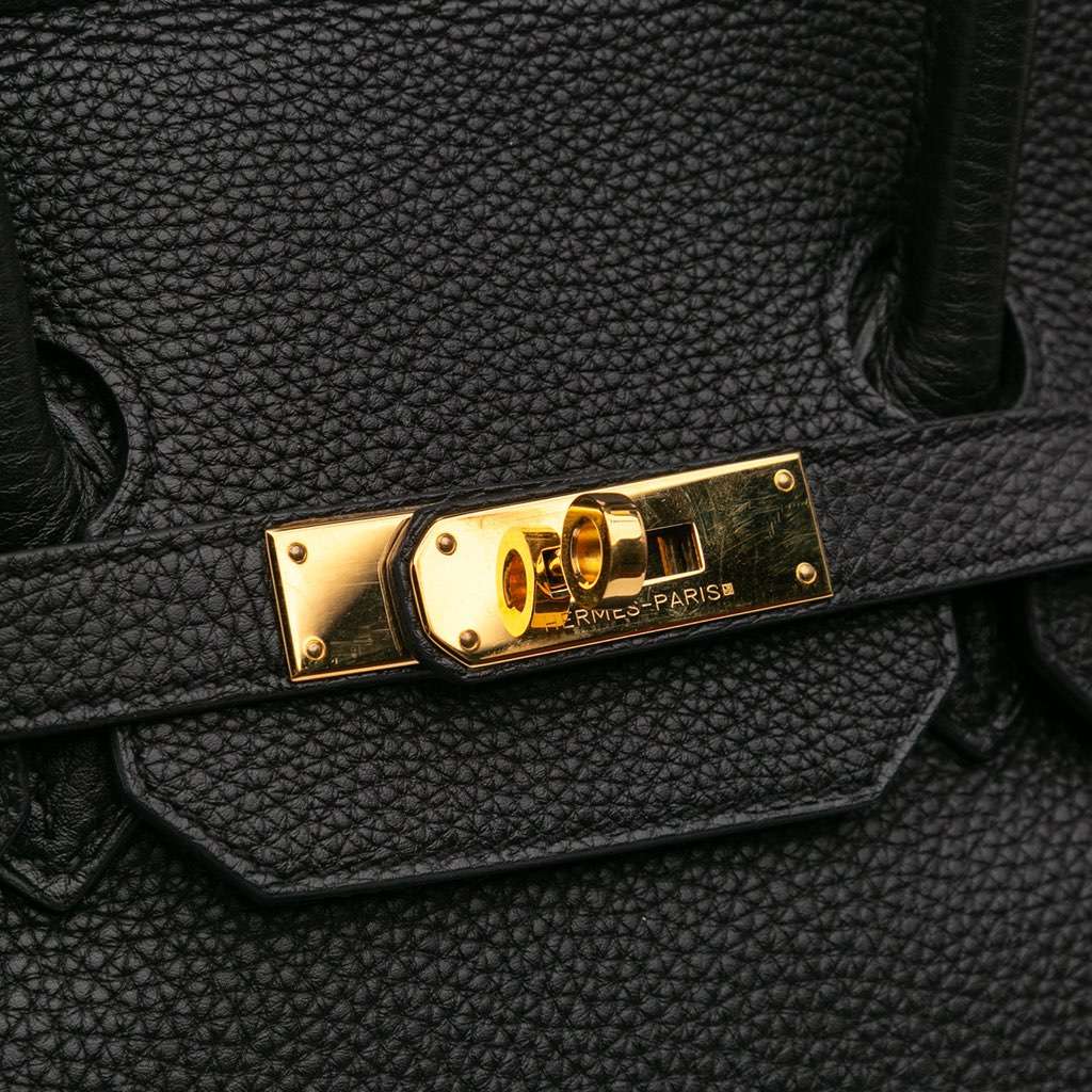 Hermès Togo Birkin Retourne 35 Black Leather Good condition - Box View
