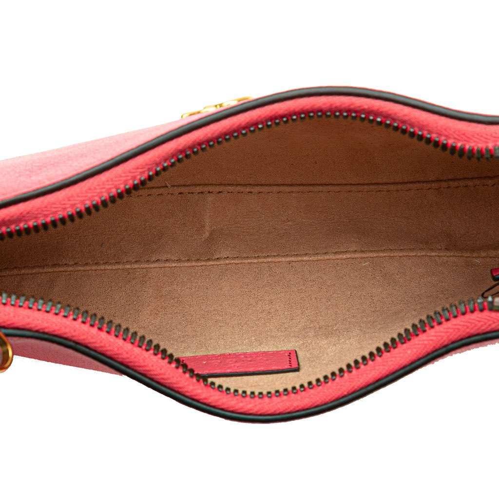 Gucci Mini Leather Aphrodite Shoulder Bag Pink Leather Good condition - Model View