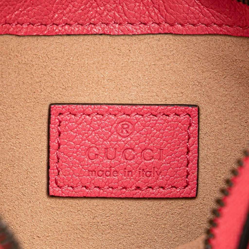 Gucci Mini Leather Aphrodite Shoulder Bag Pink Leather Good condition - Box View
