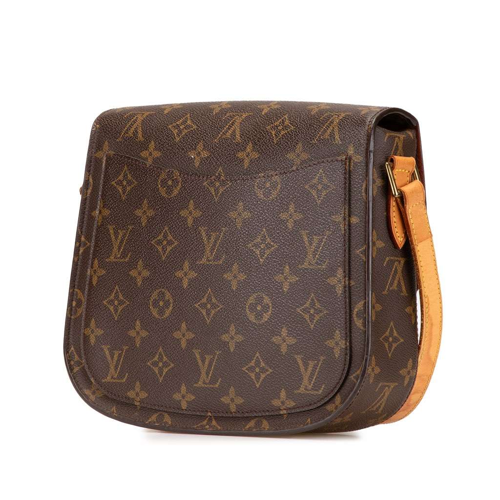 Louis Vuitton Monogram Saint Cloud GM Brown Canvas Good - Back View
