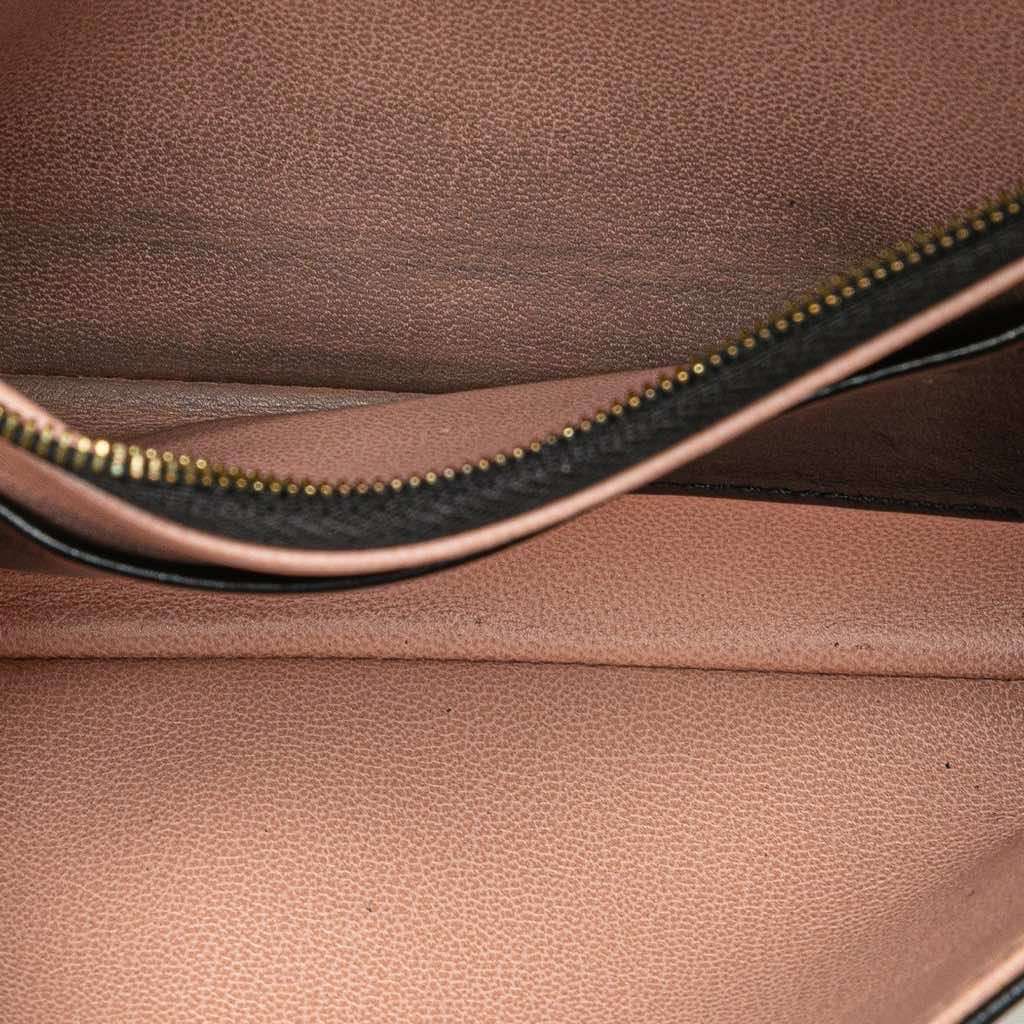 Louis Vuitton Monogram Embossed Pochette Coussin Black Leather Very good - Model View
