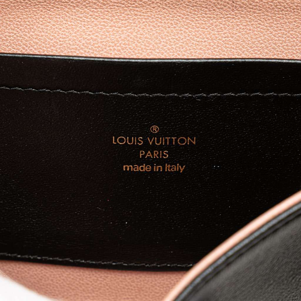 Louis Vuitton Monogram Embossed Pochette Coussin Black Leather Very good - Box View