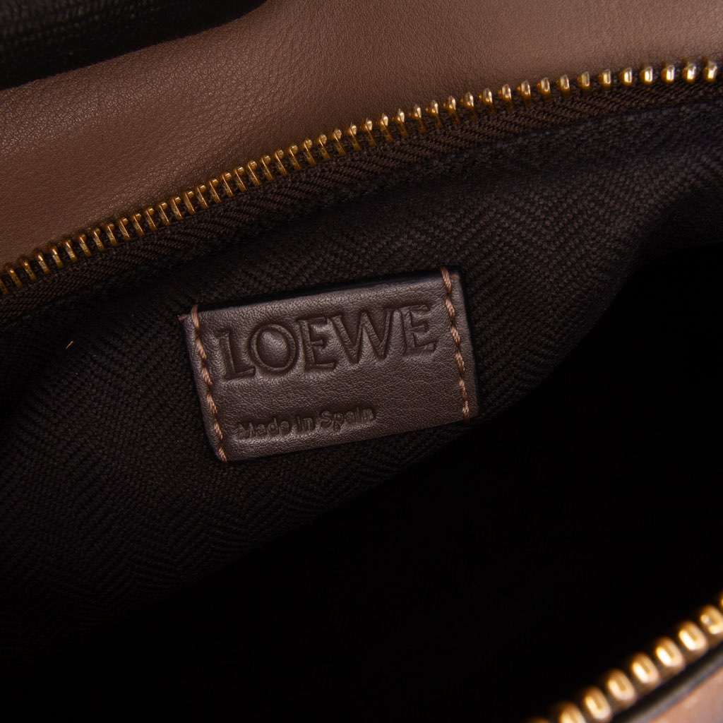 Loewe Small Tricolor Calfskin Puzzle Satchel Grey Leather Good condition - Box View