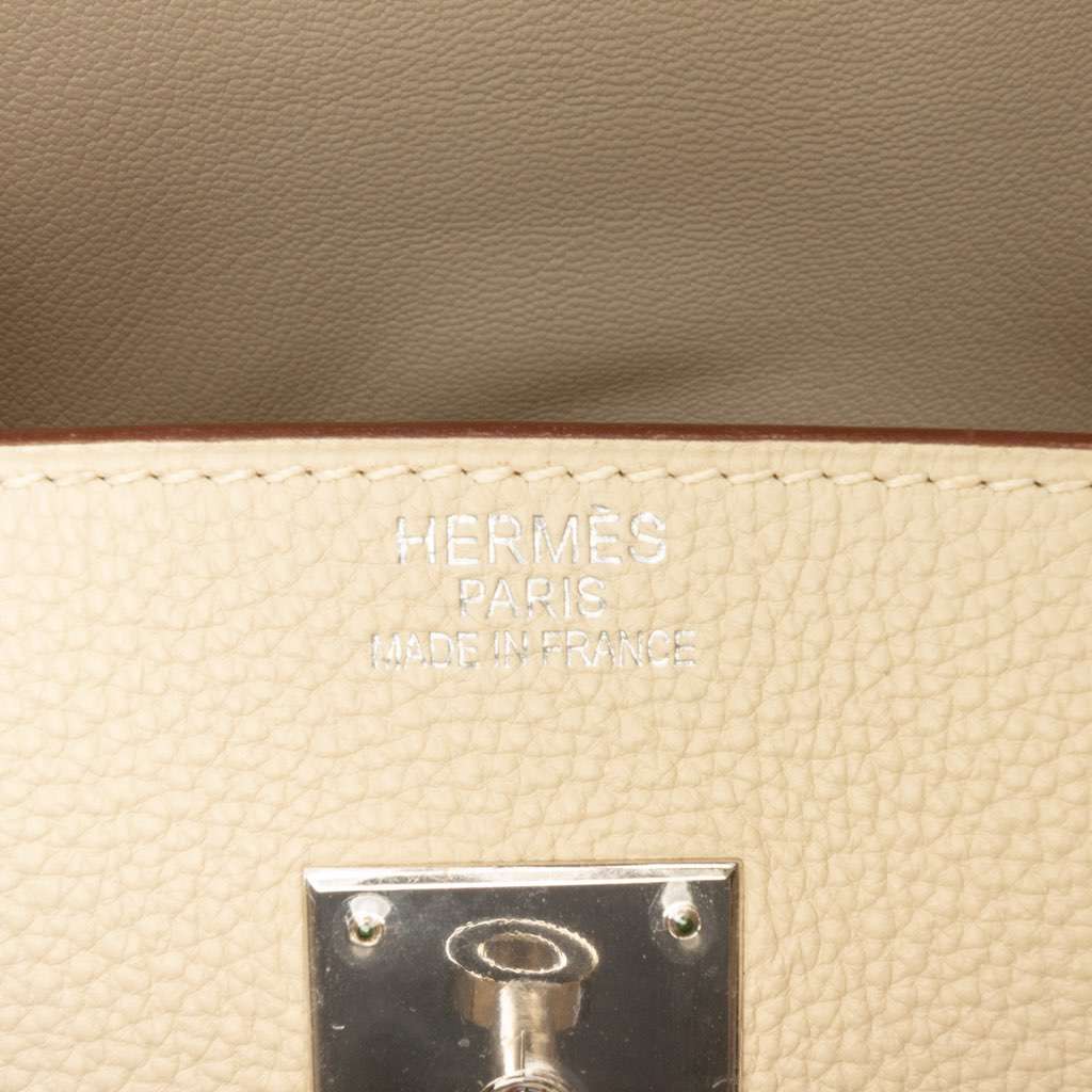 Hermès Togo Birkin Retourne 40 Brown Leather Good condition - Box View