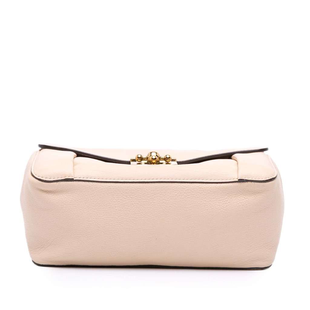 Chloé Medium Goatskin Elsie Crossbody Brown Leather Good condition - Inside View