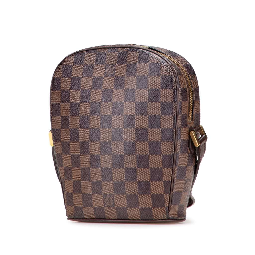 Louis Vuitton Damier Ebene Ipanema PM Brown Canvas Very good - Back View