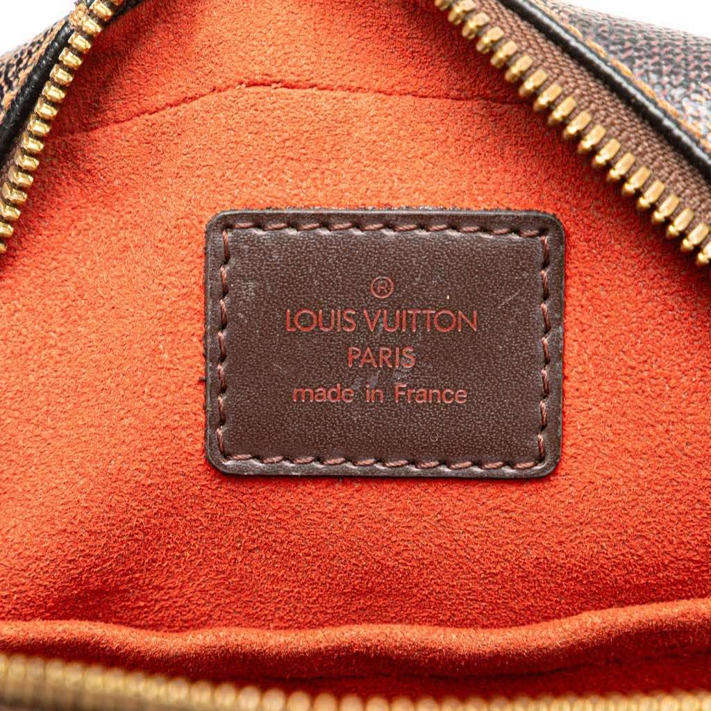 Louis Vuitton Damier Ebene Ipanema PM Brown Canvas Very good - Box View