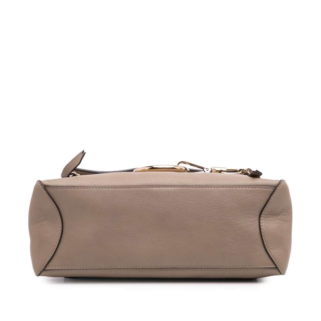 Chloé Small Leather Faye Day Satchel Brown Leather Good condition - Inside View