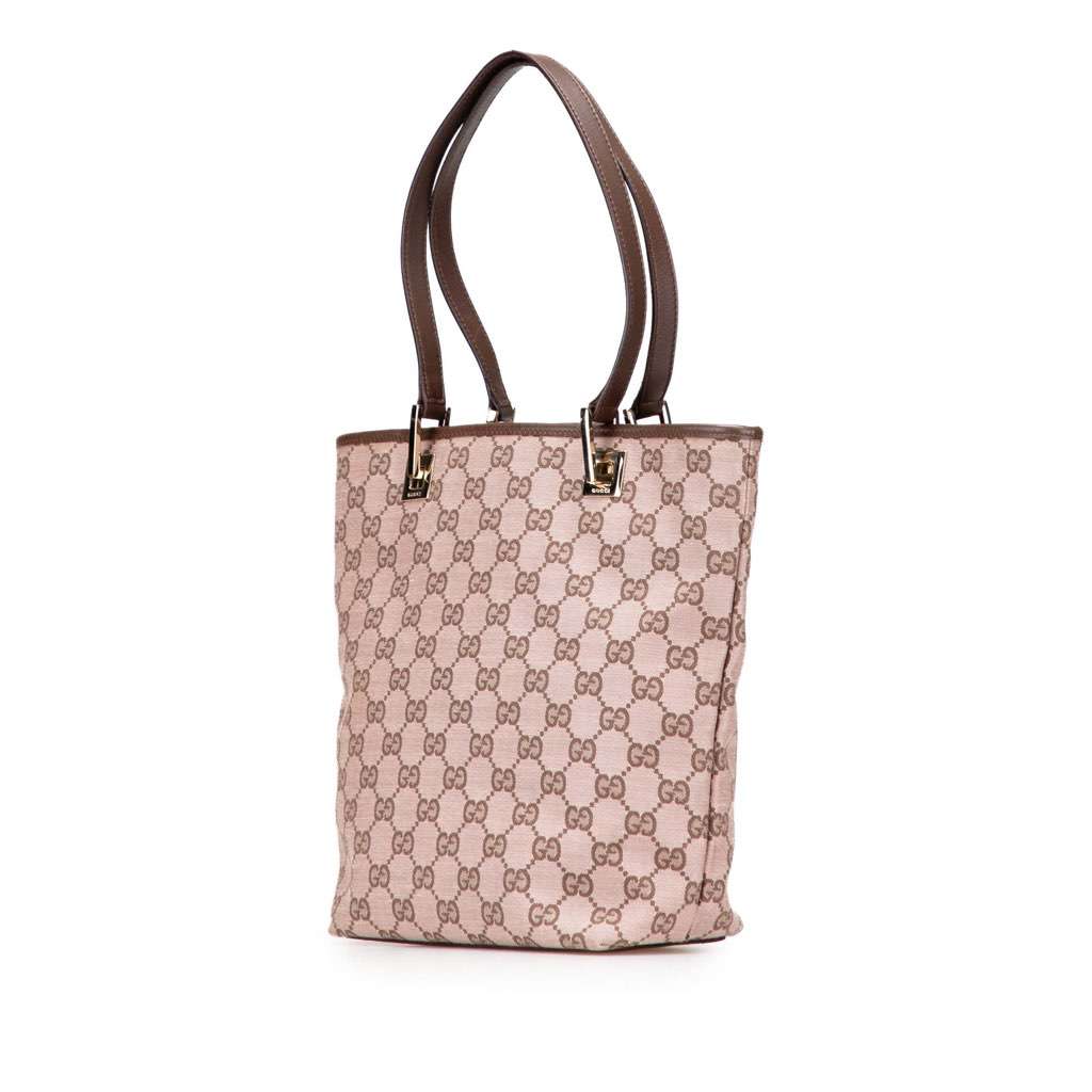 Gucci GG Canvas Tote Brown Canvas Good condition - Back View