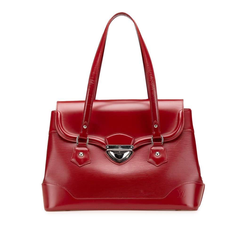 Louis Vuitton Epi Bagatelle GM Red Leather Very good - Front View