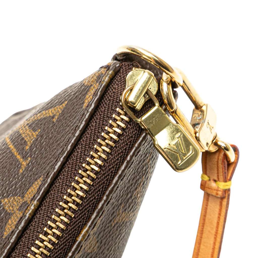 Louis Vuitton Monogram Pochette Accessoires Brown Canvas Good condition - Box View