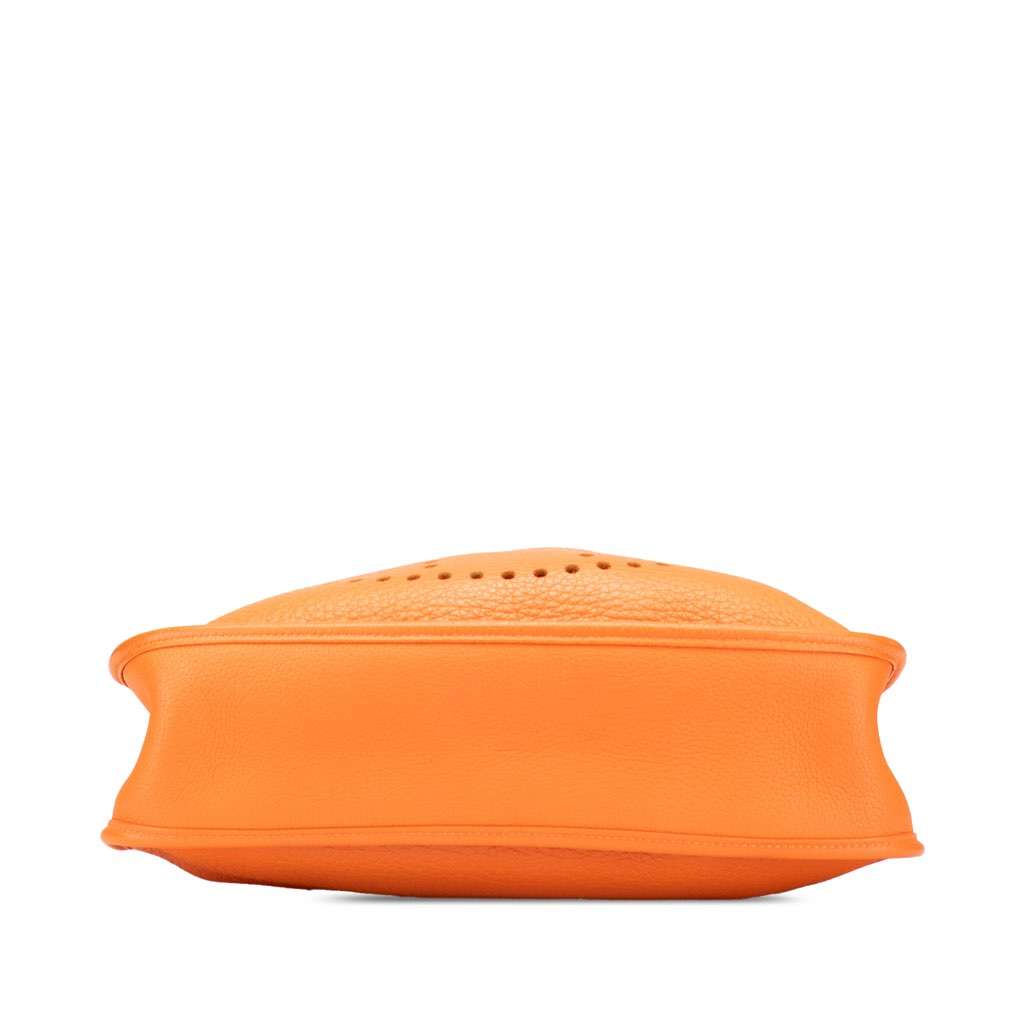 Hermès Clemence Evelyne I 33 Orange Leather Good condition - Inside View