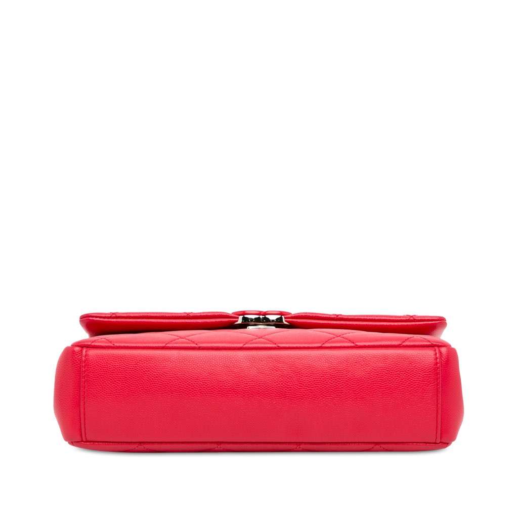 Chanel Medium Caviar My Everything Flap Pink Leather Very good - Model View