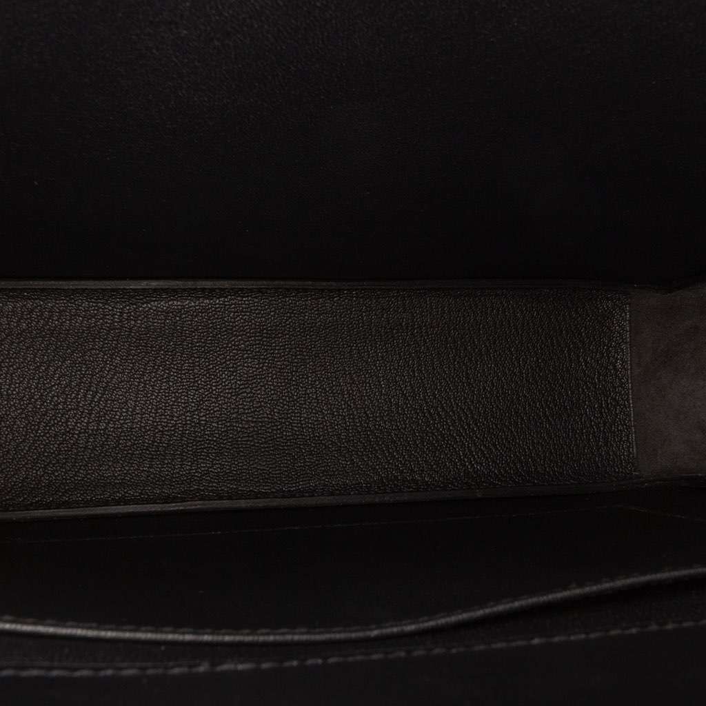 Hermès Epsom Swift Sacabar 30 Black Leather Good condition - Model View